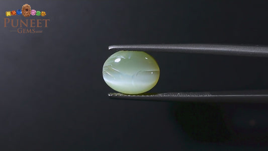 Natural Cat's Eye (Lehsunia) 8.99 CT - Certified