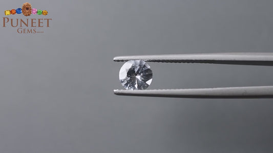 Natural White Sapphire 0.98 Ct – Certified Gemstone